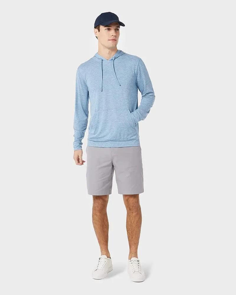 32 Degrees Men's Cool Classic Long Sleeve Hooded T-Shirt | Anti-Odor | 4-Way Stretch | Moisture Wicking