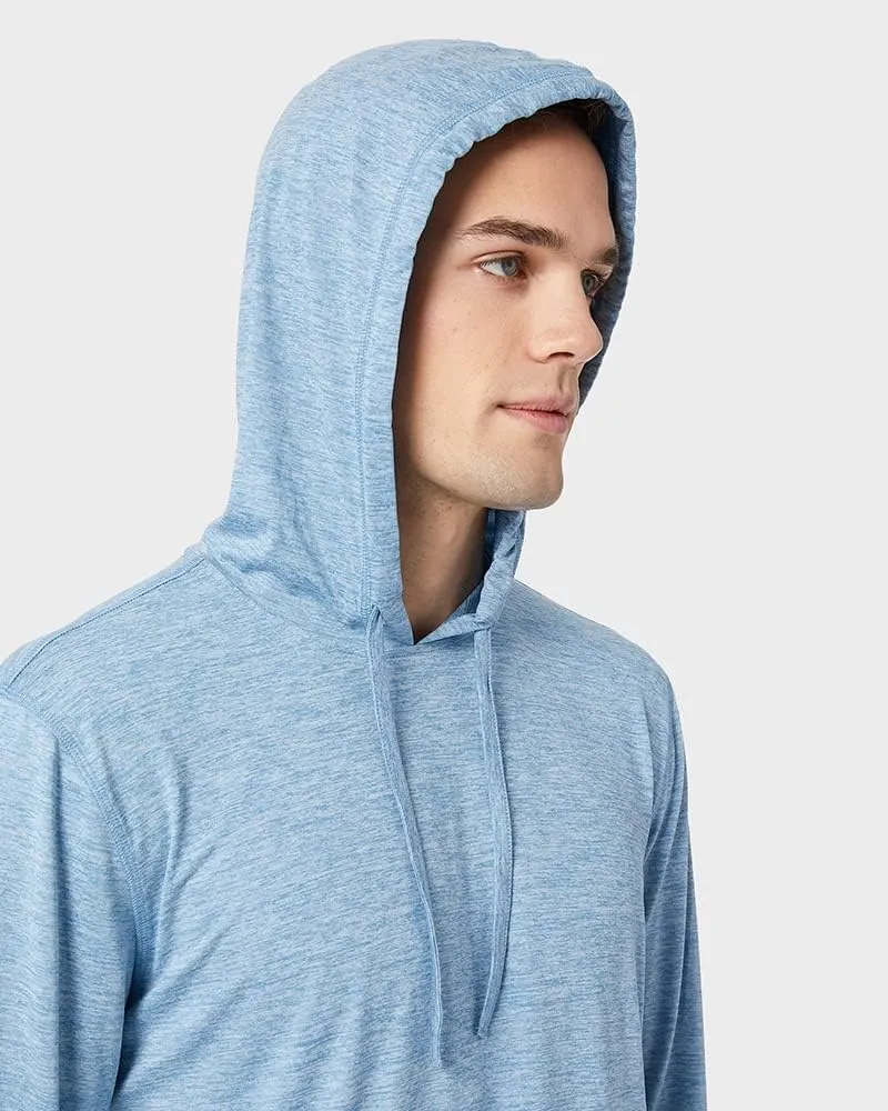 32 Degrees Men's Cool Classic Long Sleeve Hooded T-Shirt | Anti-Odor | 4-Way Stretch | Moisture Wicking