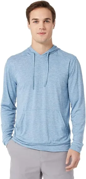 32 Degrees Men's Cool Classic Long Sleeve Hooded T-Shirt | Anti-Odor | 4-Way Stretch | Moisture Wicking