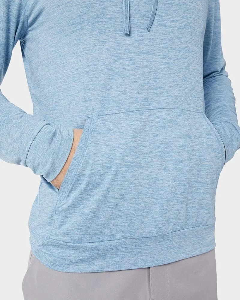 32 Degrees Men's Cool Classic Long Sleeve Hooded T-Shirt | Anti-Odor | 4-Way Stretch | Moisture Wicking