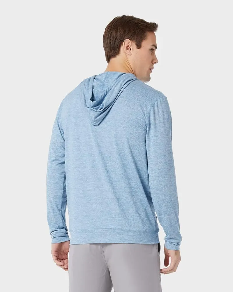 32 Degrees Men's Cool Classic Long Sleeve Hooded T-Shirt | Anti-Odor | 4-Way Stretch | Moisture Wicking