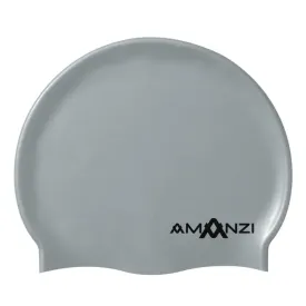 Amanzi Long Hair Swim Cap AM01384 - Silver