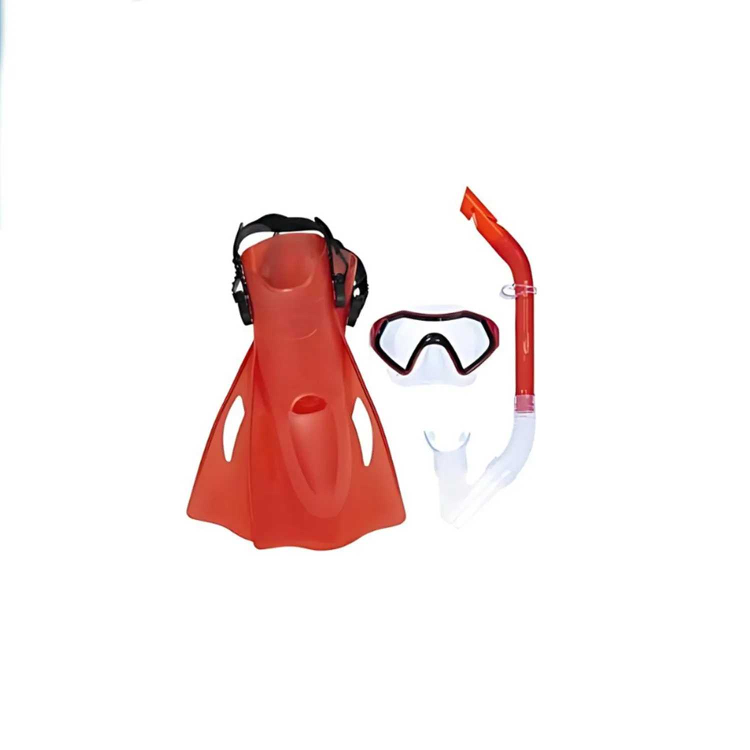 Bestway Hydro-Swim Firefish Youth 7  Snorkel & Fins Set