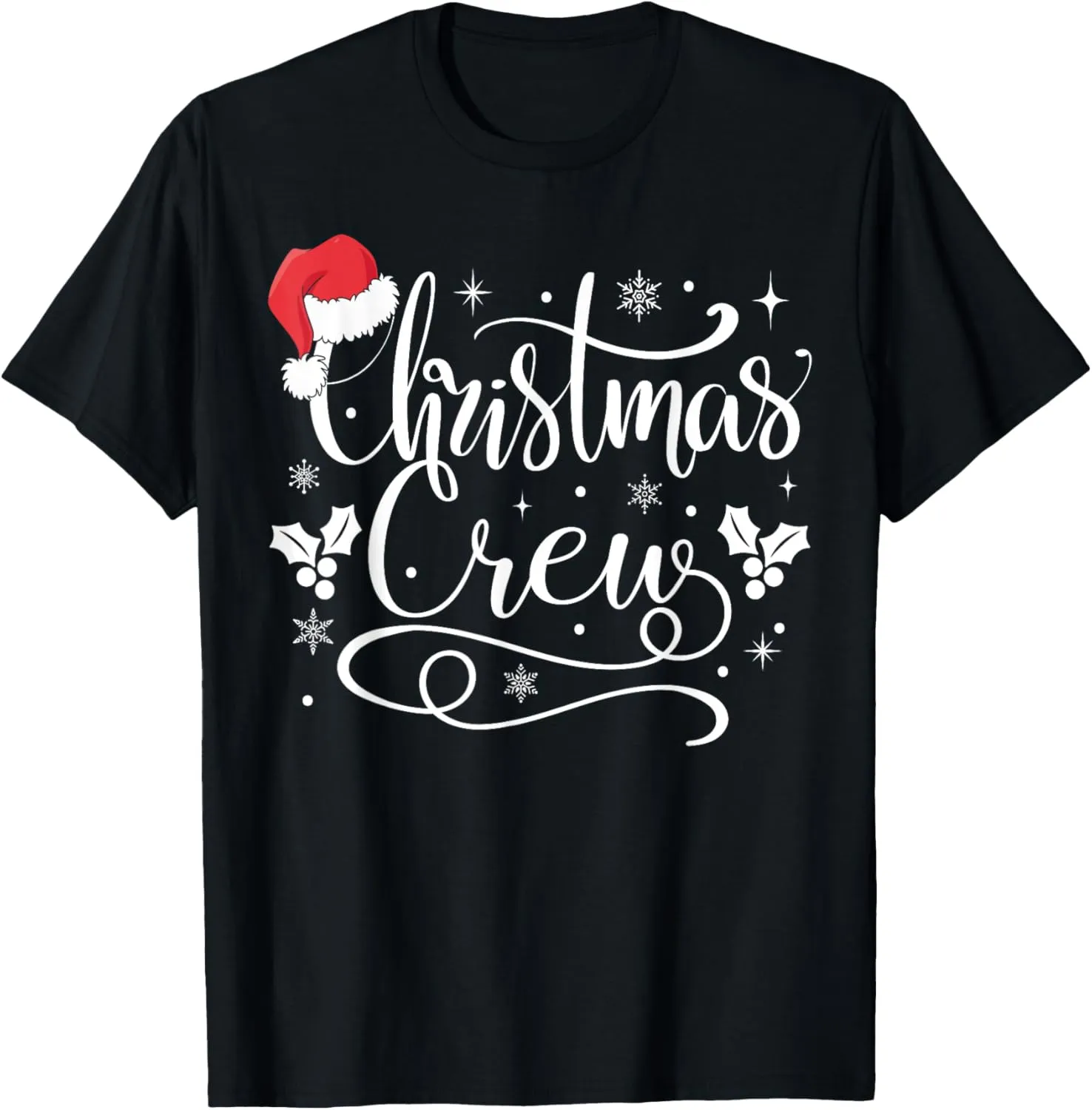 Crew Family Group Matching Christmas Pajama Party T-Shirt