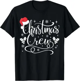Crew Family Group Matching Christmas Pajama Party T-Shirt