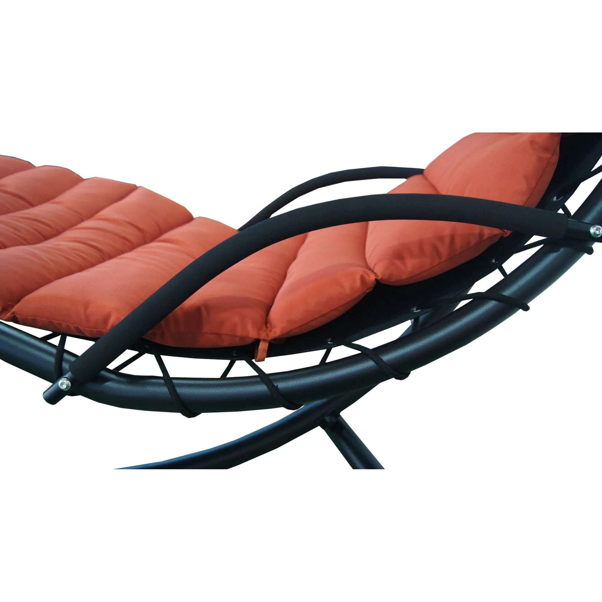 Floating Chaise Lounger with Canopy