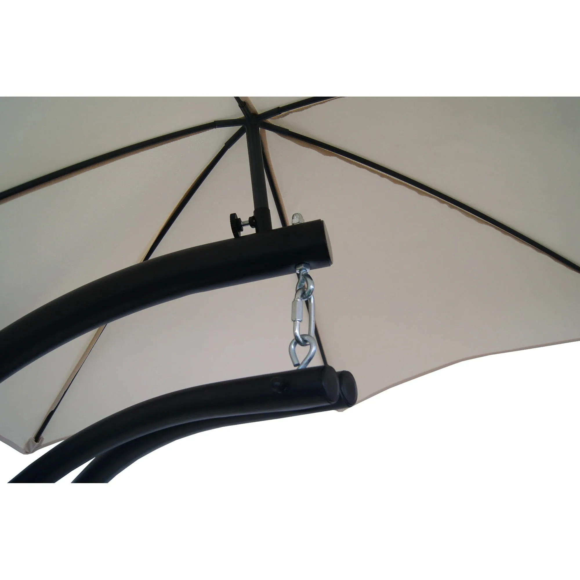 Floating Chaise Lounger with Canopy