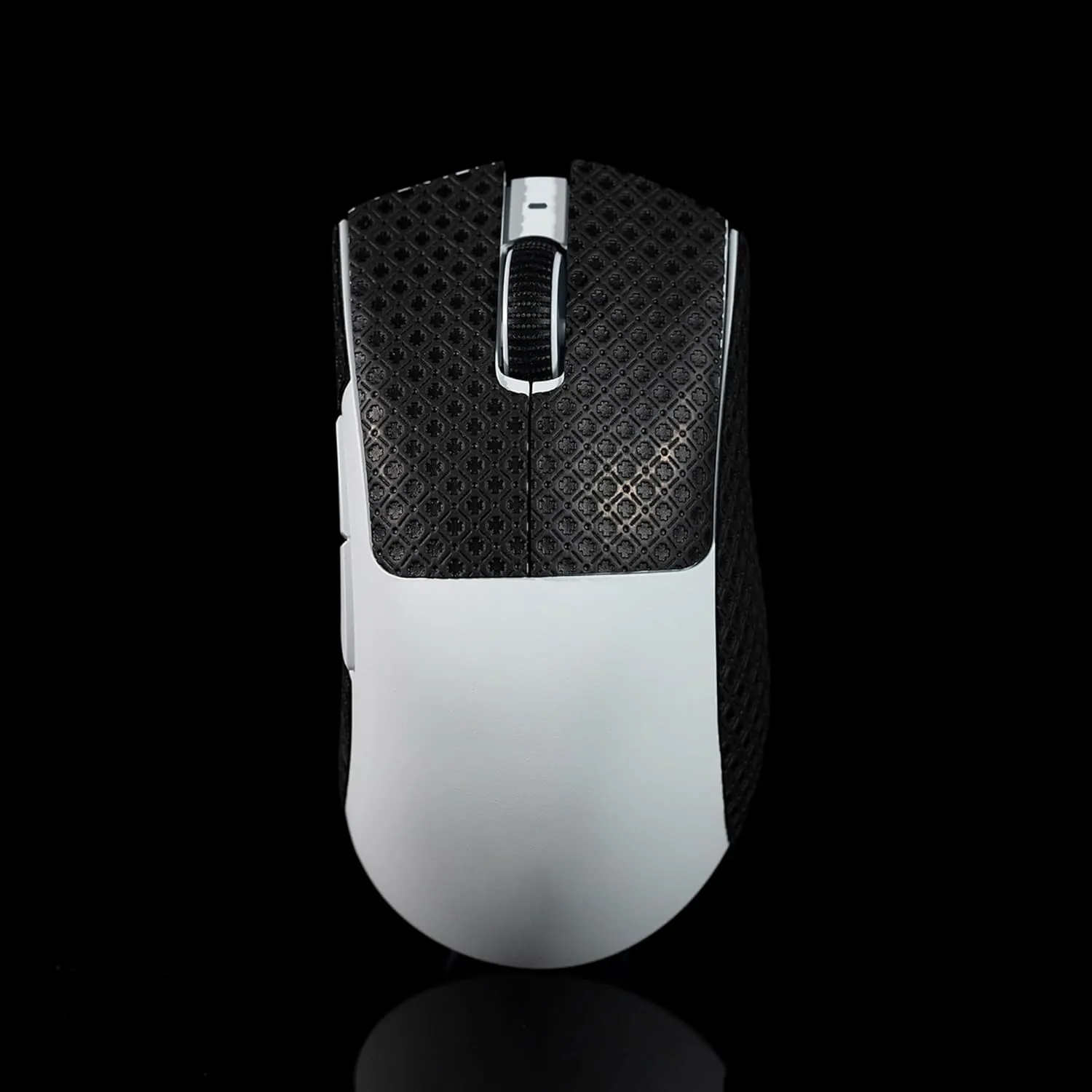 Grip Tape for Razer Deathadder V3 Pro - Anti-Slip,Enhanced Control, Suck Sweat,Soft Leather,Improves FPS Gaming Grip [Pre-Cut] Black Thin 0.3mm