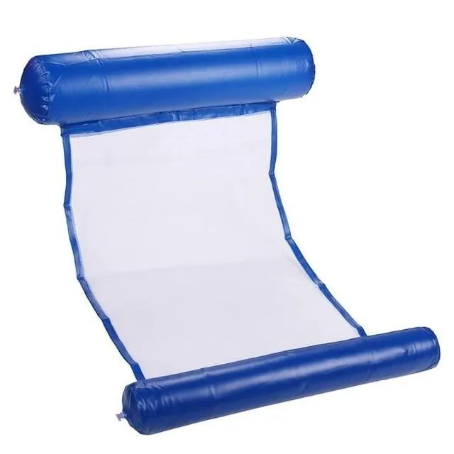 Inflatable Floating Water Hammock Lounger Bed Chair Swimming Pool Party Toy
