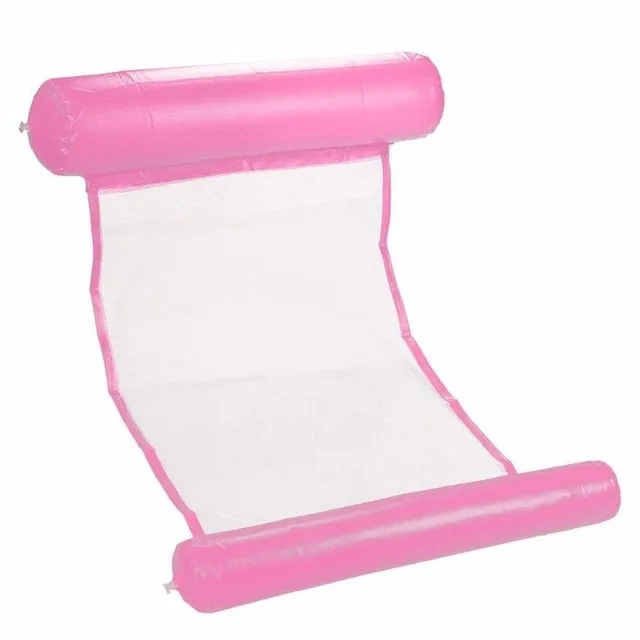 Inflatable Floating Water Hammock Lounger Bed Chair Swimming Pool Party Toy