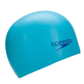 Junior Plain Moulded Silicone Cap - Blue