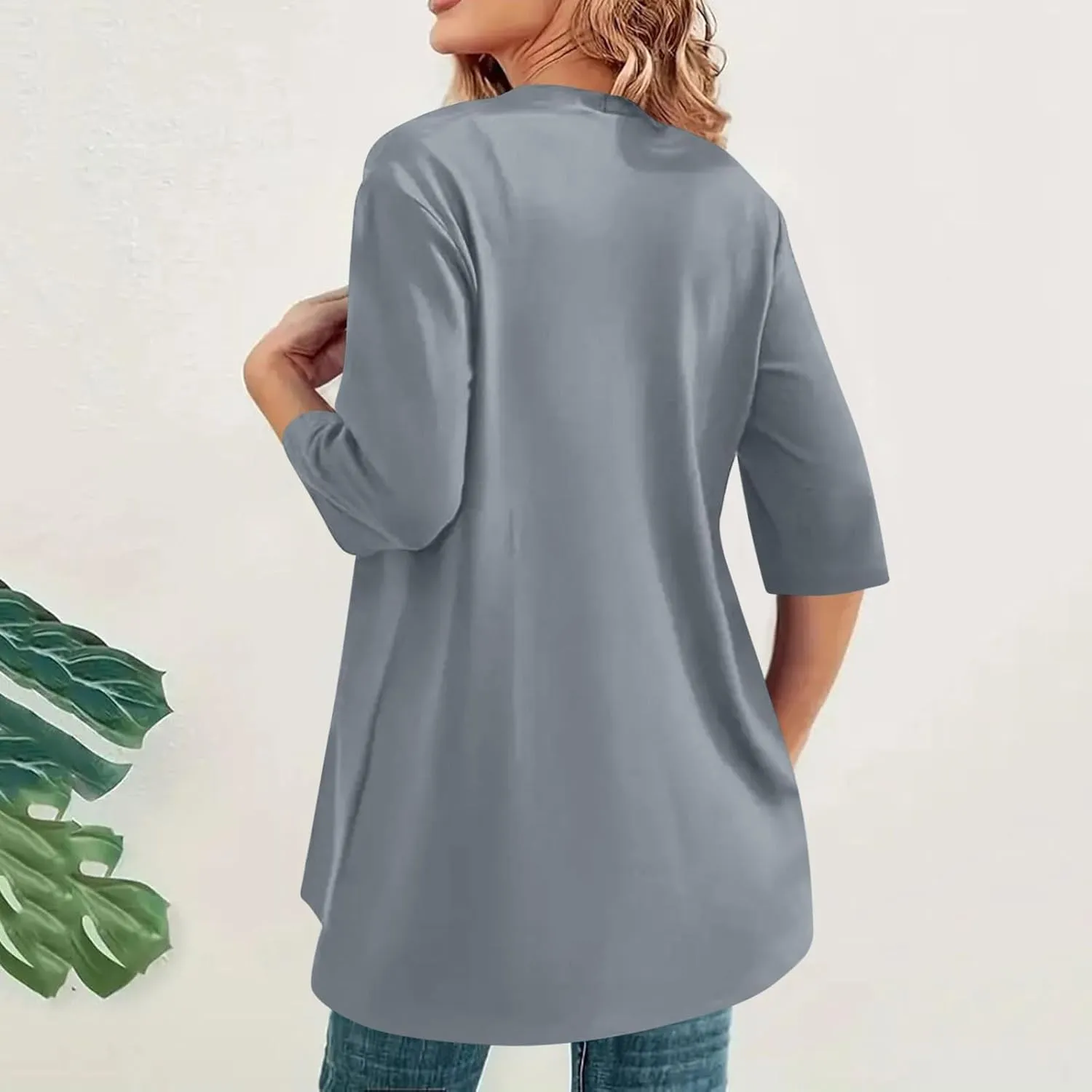 Longer Length Cardigans for Women for Women Casual Half Sleeve Duster Coats Lightweight Summer Sun Protection Cover Up