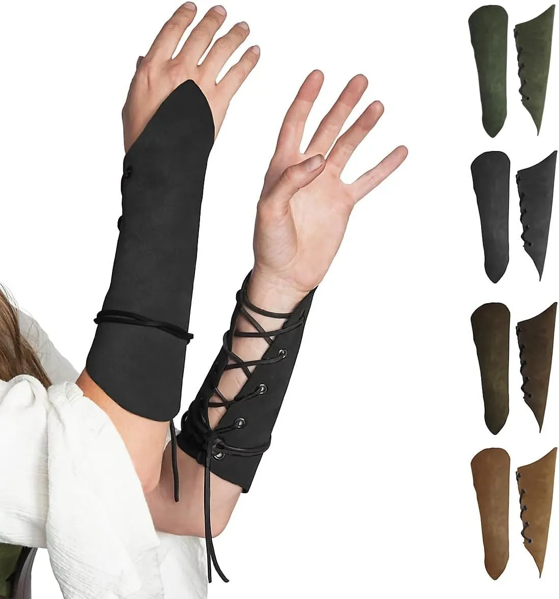 Medieval Bracers for Women Elf Witch Arm Guards Costume Accessories Elven Bracers Renaissance Faire