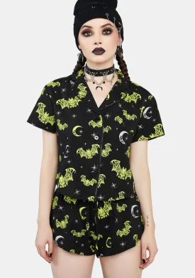 Nocturnal Behavior Pajama Set