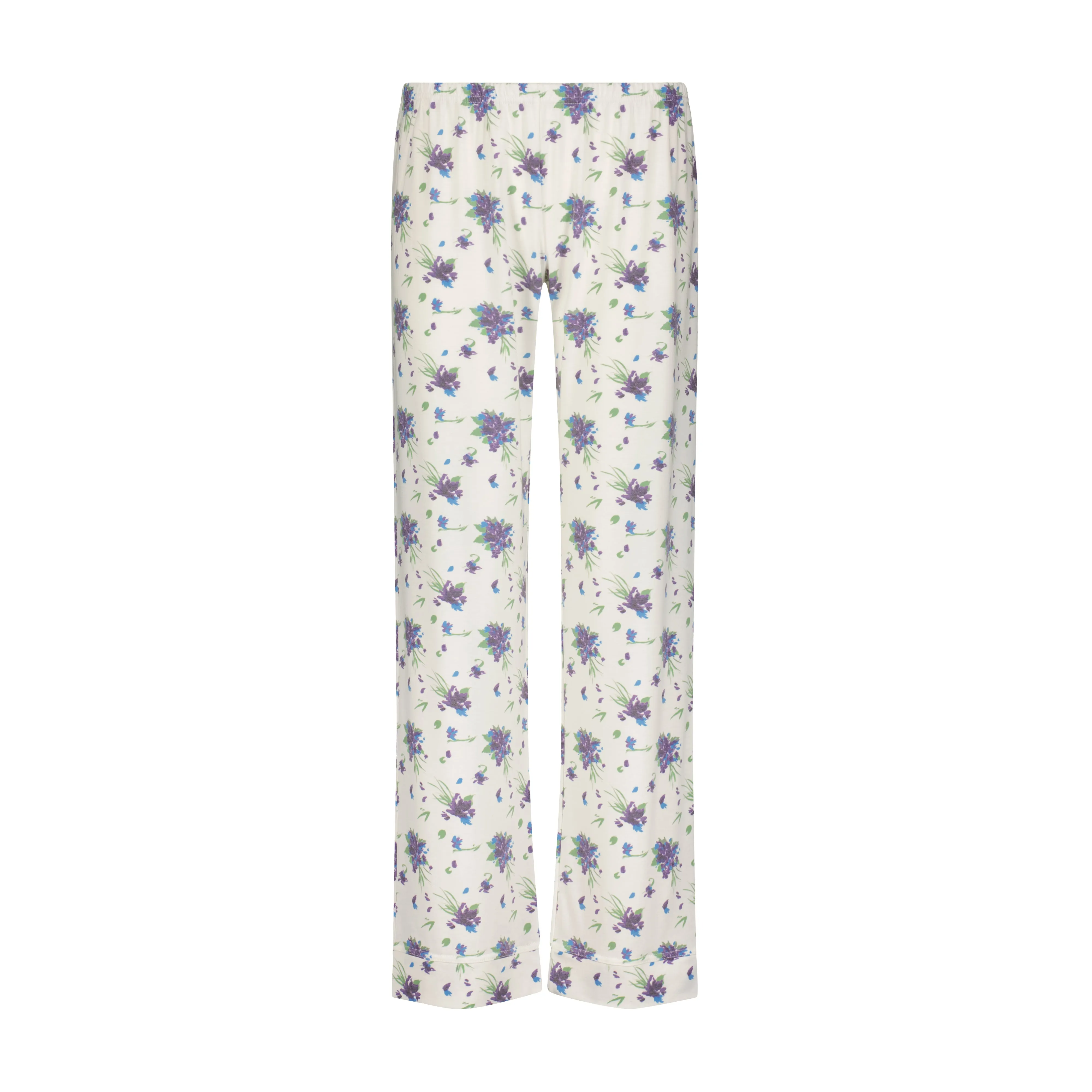 Polkadot CHARLEY Pajama Set in Violet Bouquet Print -NEW COLOR