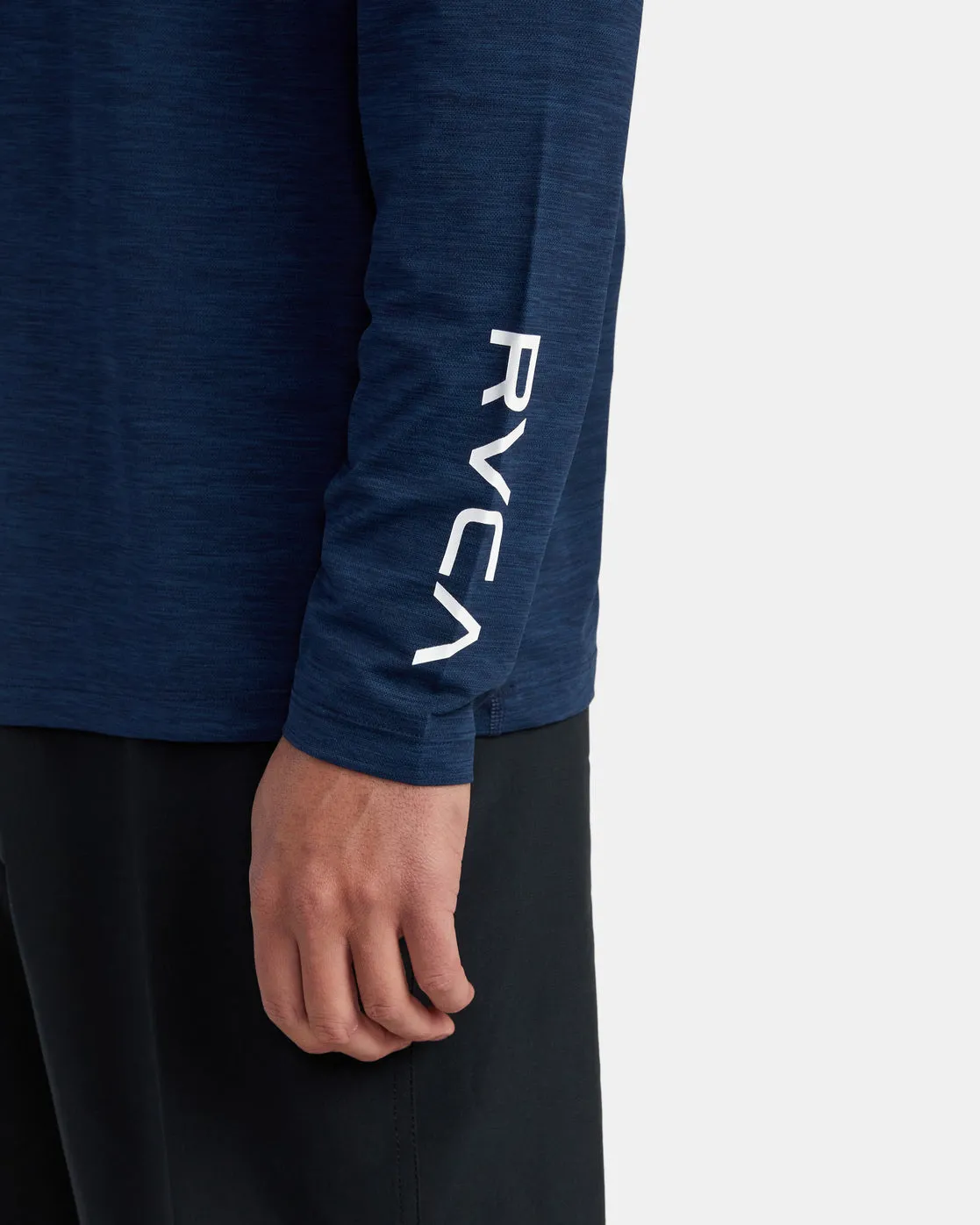 RVCA Long Sleeve Rashguard - Navy Heather