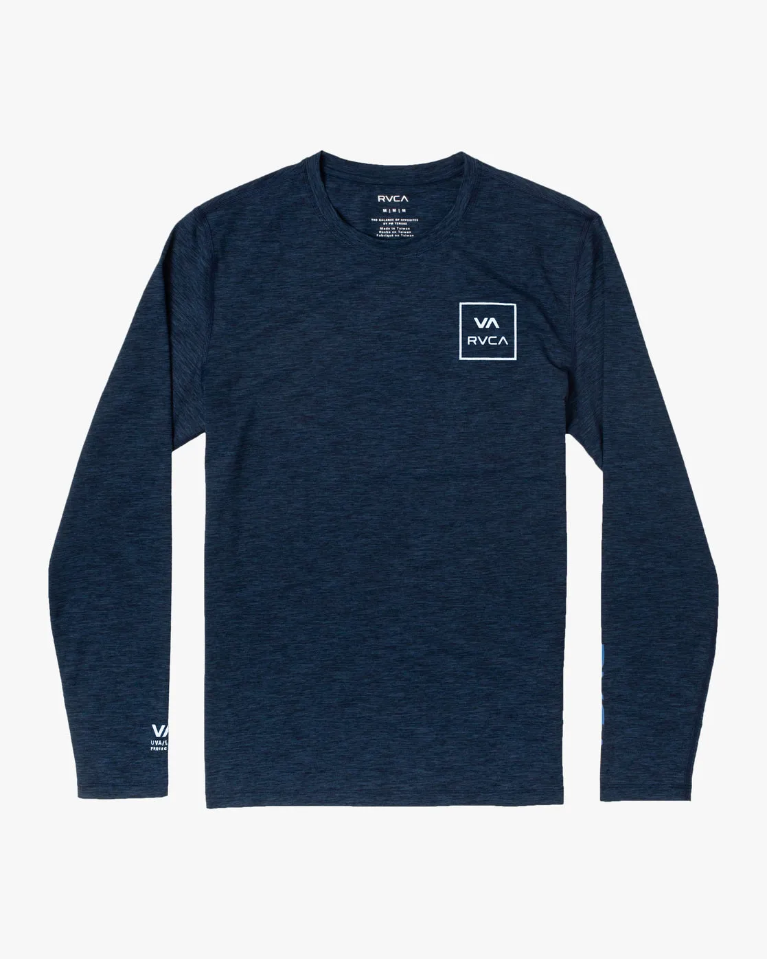 RVCA Long Sleeve Rashguard - Navy Heather