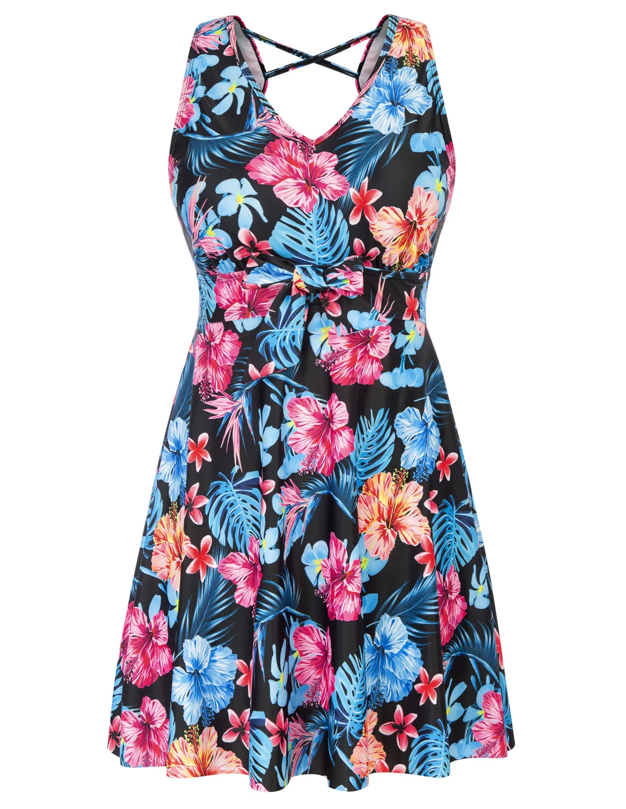 Separated Swimsuit Sleeveless V-Neck Swimwear