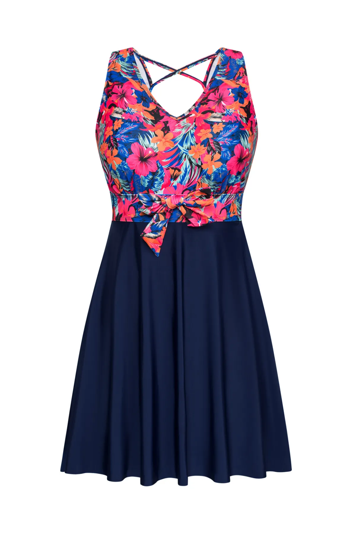 Separated Swimsuit Sleeveless V-Neck Swimwear