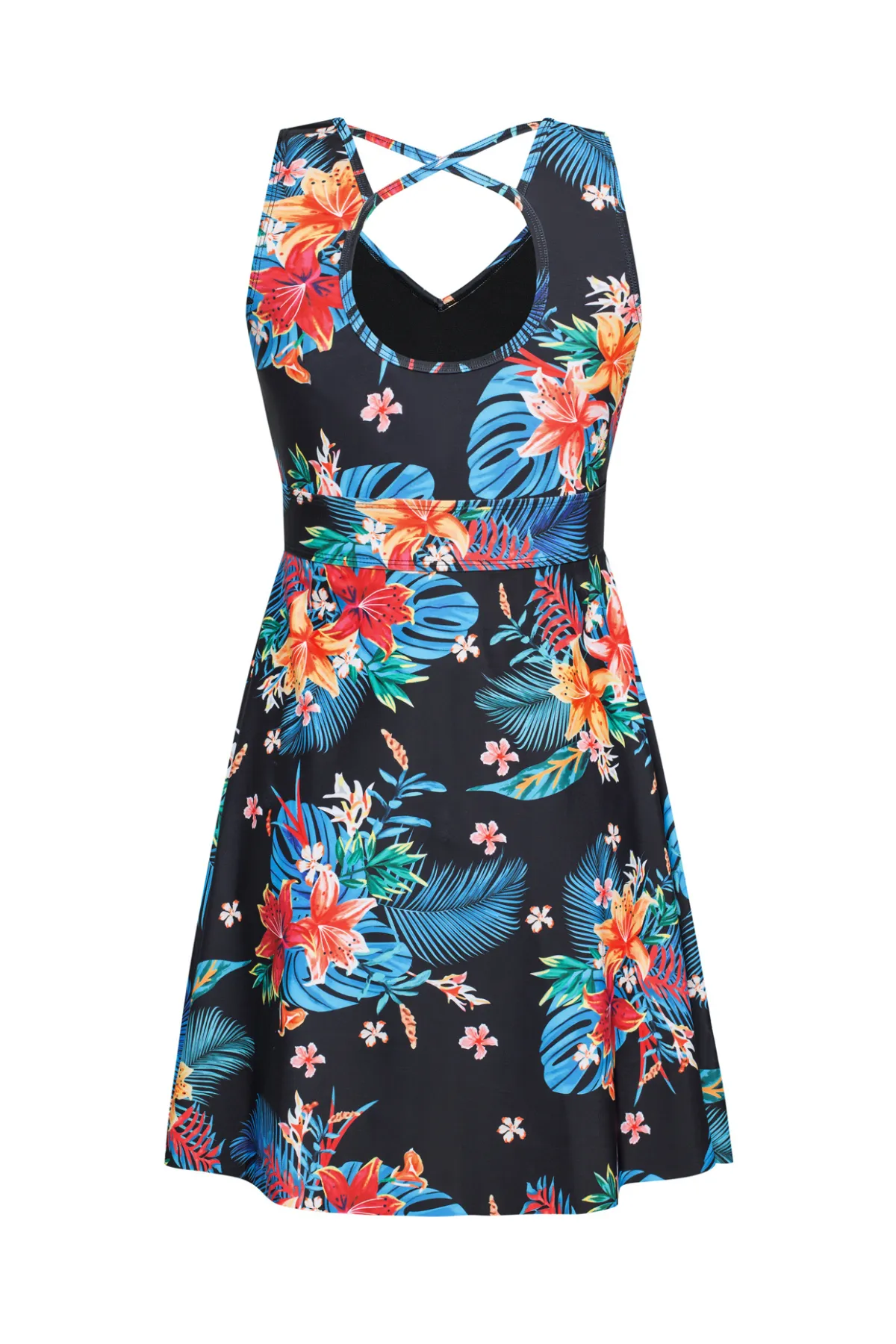 Separated Swimsuit Sleeveless V-Neck Swimwear