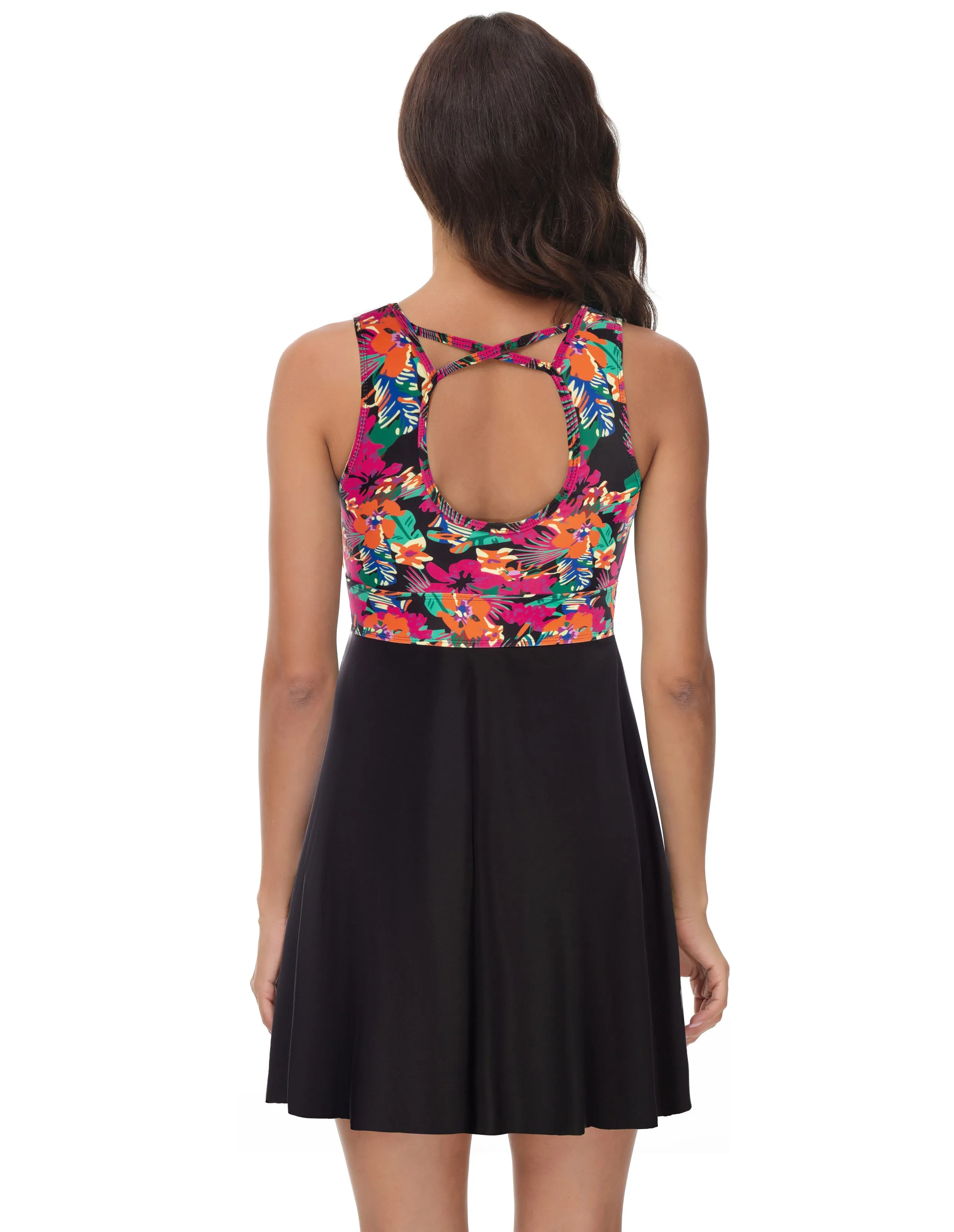 Separated Swimsuit Sleeveless V-Neck Swimwear