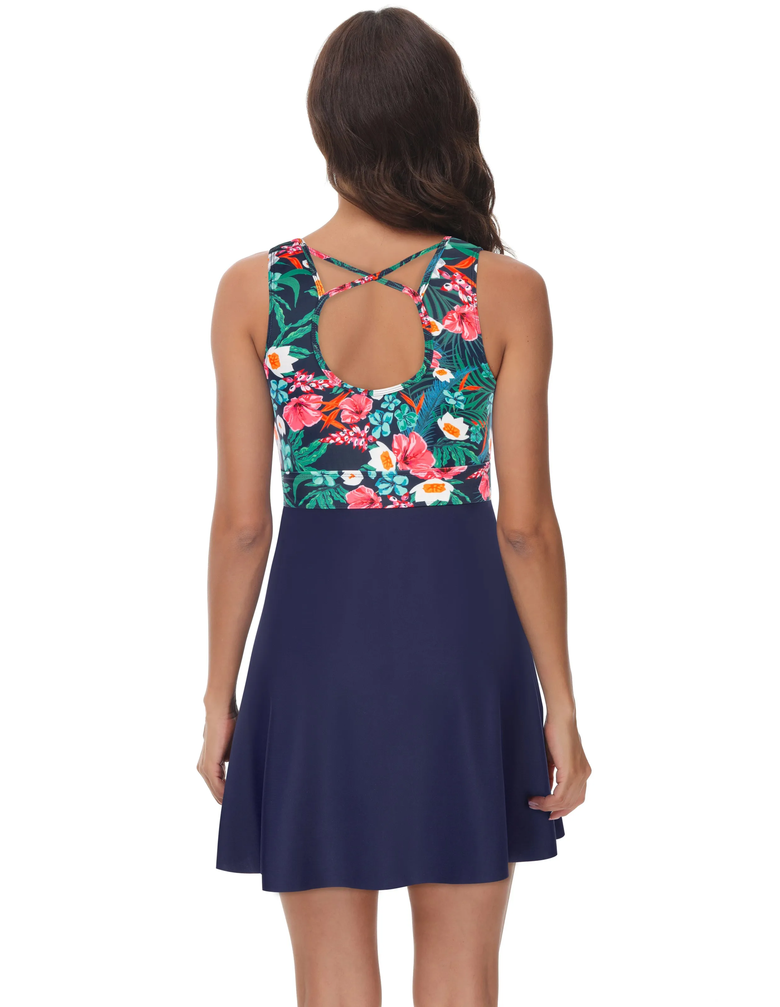 Separated Swimsuit Sleeveless V-Neck Swimwear