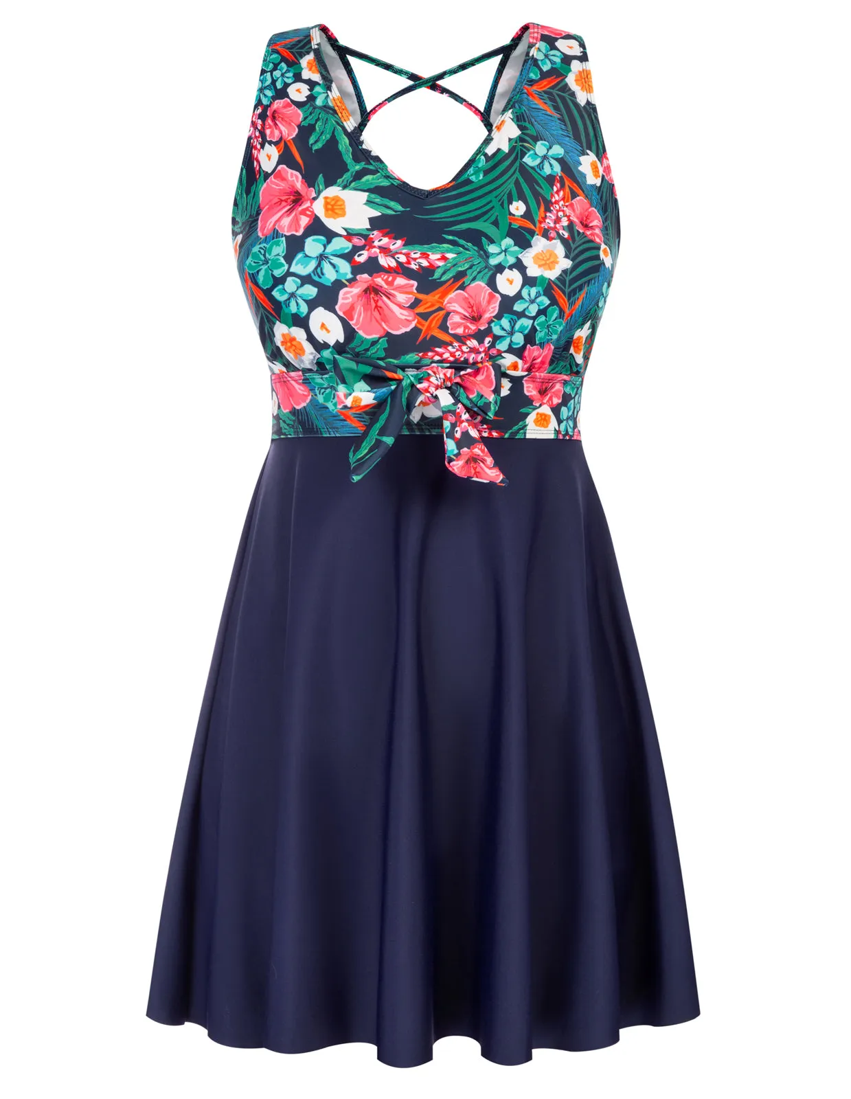 Separated Swimsuit Sleeveless V-Neck Swimwear