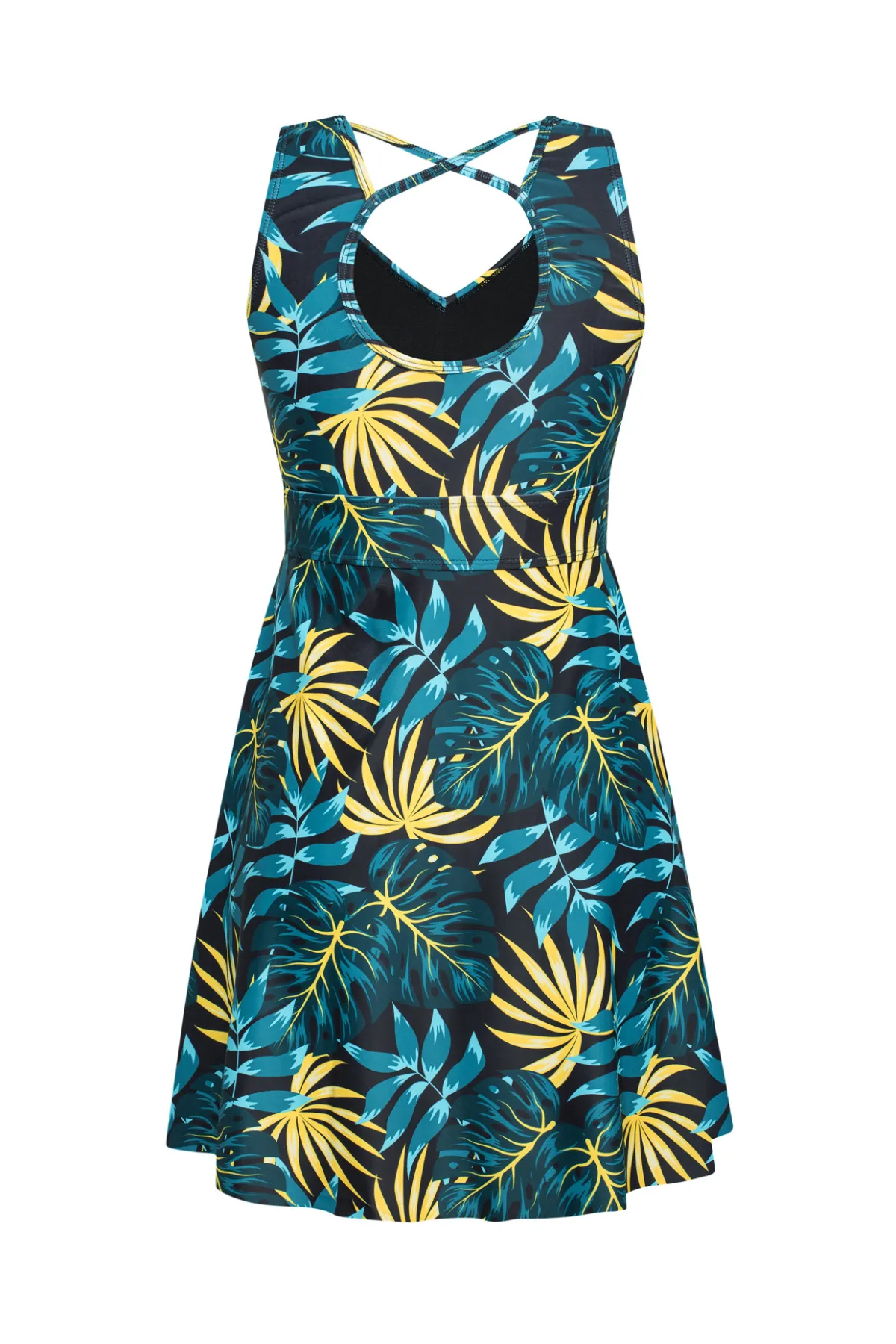 Separated Swimsuit Sleeveless V-Neck Swimwear