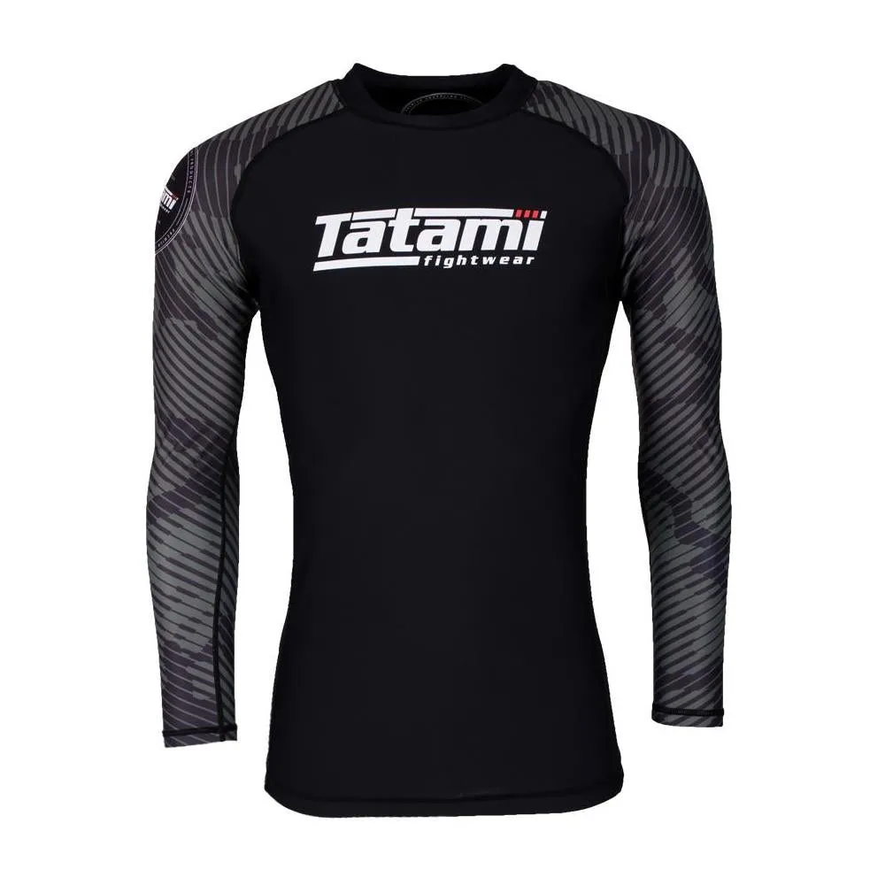 Tatami "Renegade" Long Sleeve Rash Guard - Green Camo
