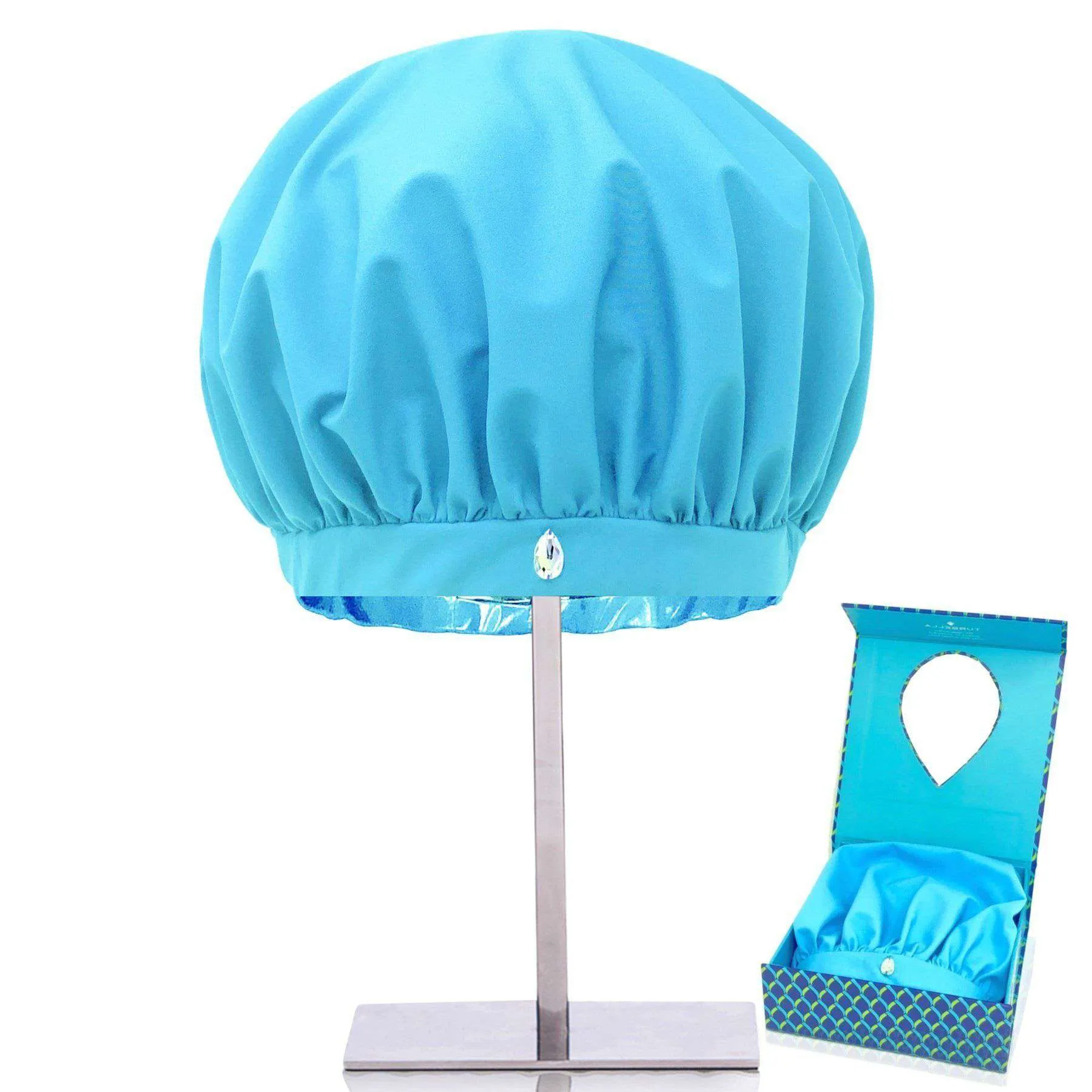 TURBELLA Fitted Band Shower Cap