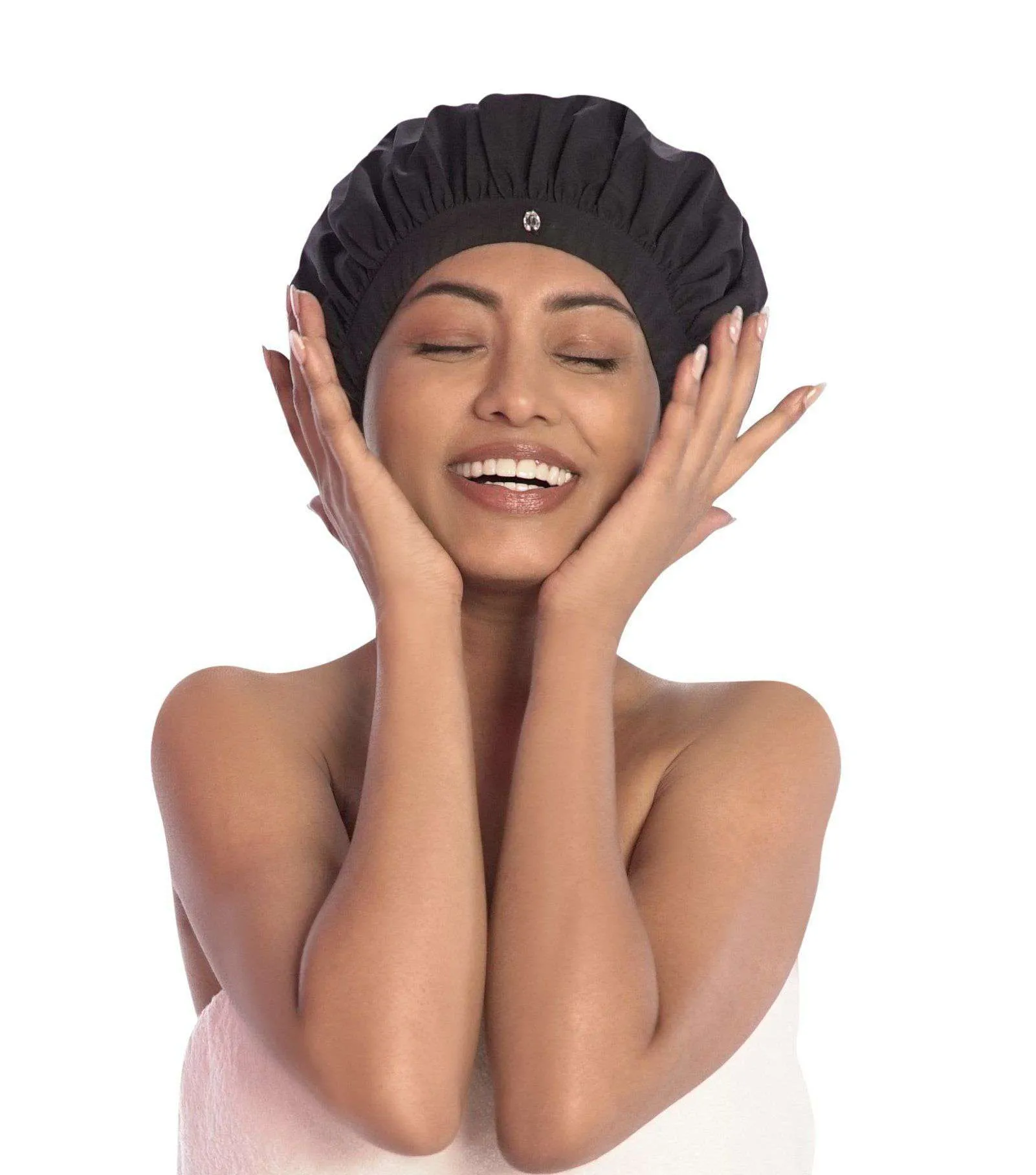 TURBELLA Fitted Band Shower Cap