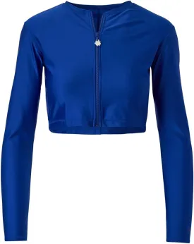 UV SKINZ Active Zip Up Rash Guard for Women - Quick-Dry Cropped Long Sleeve Zip Front Swim Jacket with UPF 50  Sun Protection UV SKINZ Active Zip Up Rash Guard for Women - Quick-Dry Cropped Long Sleeve Zip Front Swim Jacket with UPF 50  Sun Protection