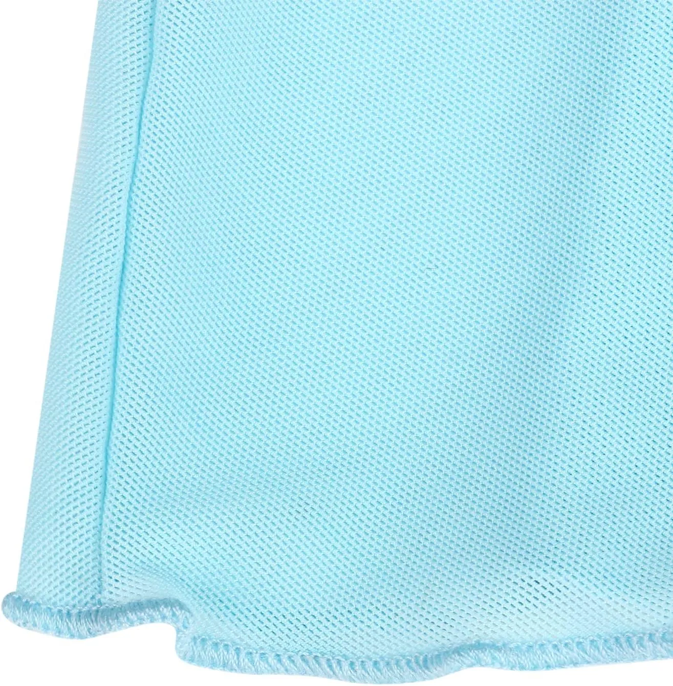 Women's Sheer Mesh Mini Skirts See-Through High Waist Solid Skater Skirt Beach Cover-ups Without Briefs